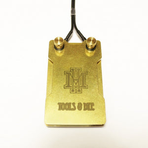 HM 2-Plate Brass Small Foot Switch
