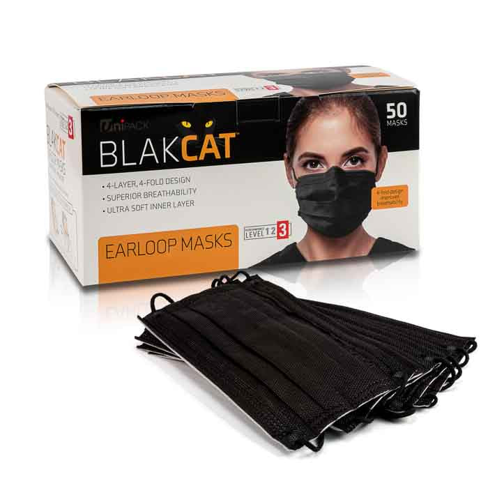 BlakCat 4-Layer Disposable Face Mask ASTM Level 3