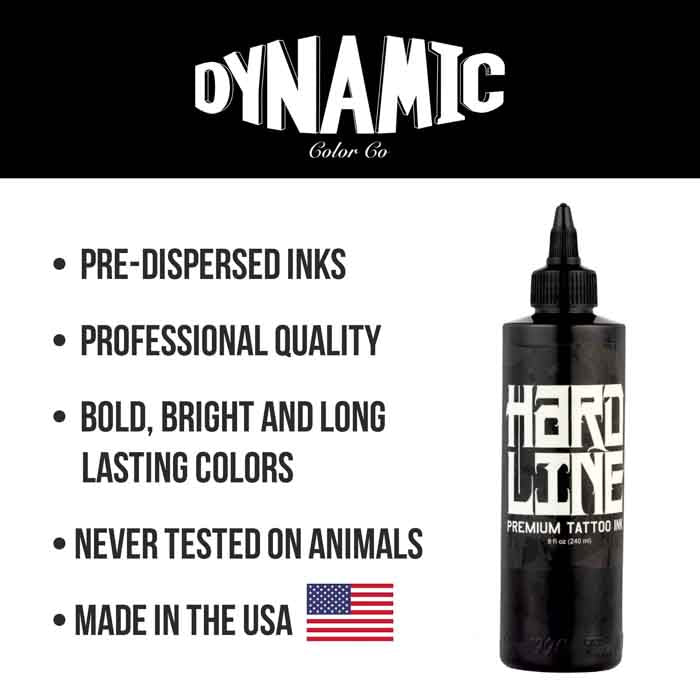 Dynamic HardLine Black Tattoo Ink | Big Meas Signature – The Needle Parlor