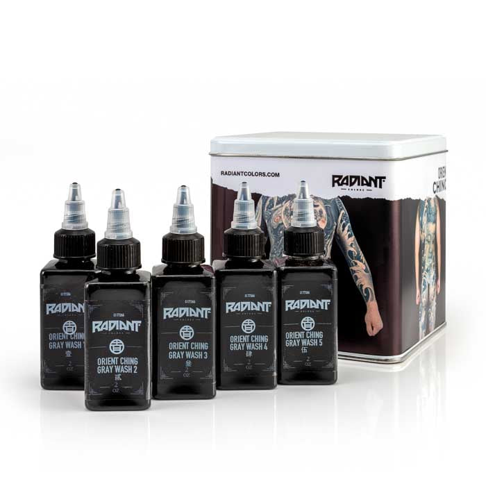 Orient Ching Greywash Ink Set for Japanese / Asian Tattoos – The Needle ...