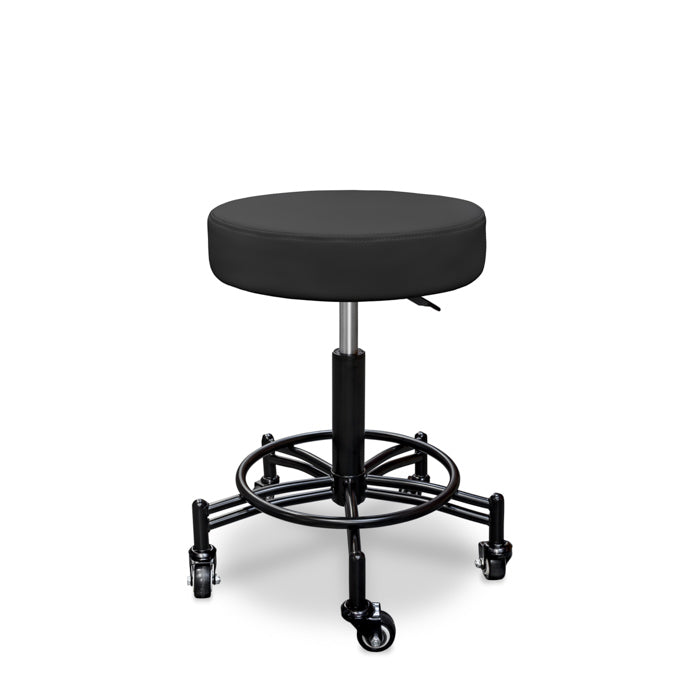 Ultra-Durable Pneumatic Swivel Stool with 2" Rolling Casters