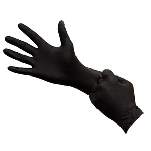 CPNP01 Black nitrile gloves 6 mil — theneedleparlor.com